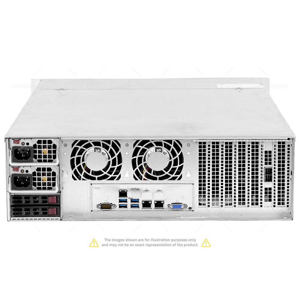 Supermicro 6039P-E1CR16H 2x Xeon Gold 6134 384GB RAM WITH DRIVE TRAYS
